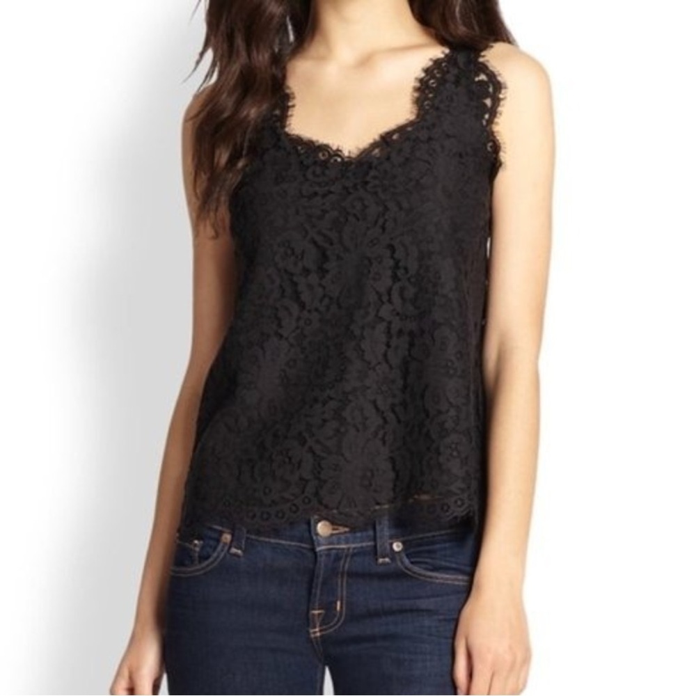 Joie Cina Lace Tank Top